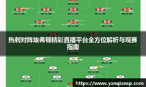 热刺对阵埃弗顿精彩直播平台全方位解析与观赛指南